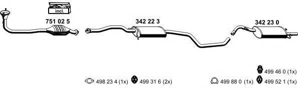 Система выпуска ОГ ERNST 030134