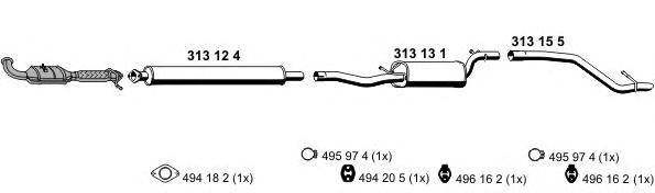 Система выпуска ОГ ERNST 030343