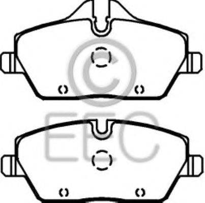 Комплект тормозных колодок, дисковый тормоз EEC BRP1443
