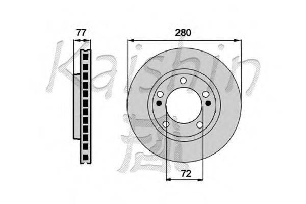 Тормозной диск KAISHIN CBR131