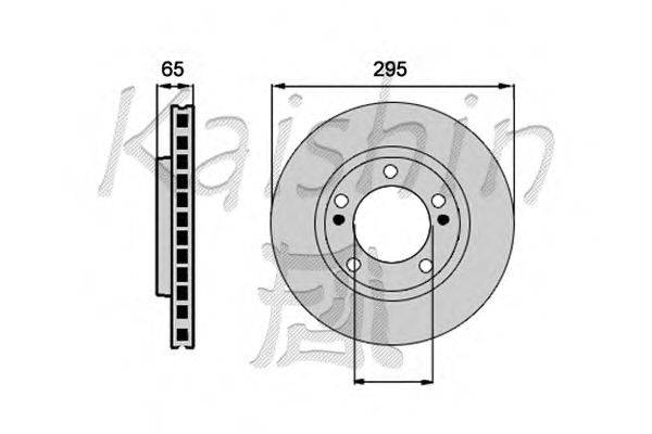 Тормозной диск KAISHIN CBR243