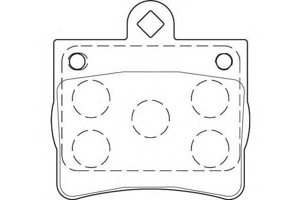 Комплект тормозных колодок, дисковый тормоз WAGNER WBP21900A