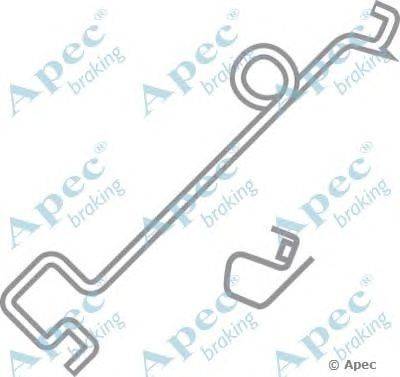 Комплектующие, тормозные колодки APEC braking KIT241