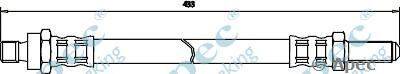 Тормозной шланг APEC braking HOS3674