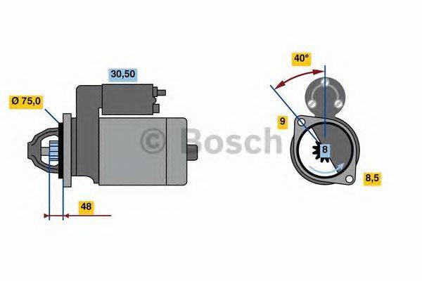 Стартер BOSCH 2352