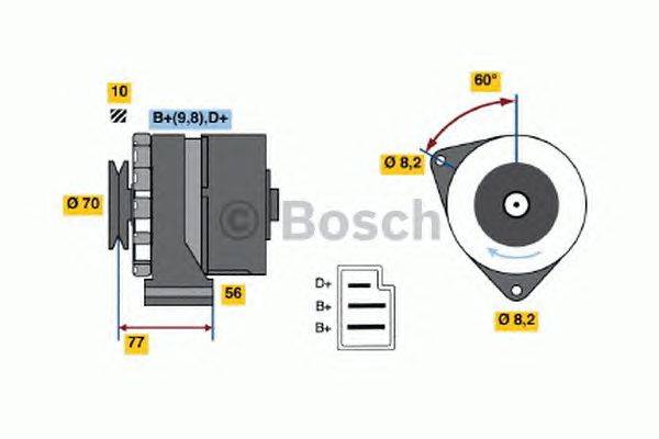 Генератор BOSCH 3139