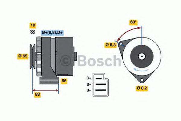 Генератор BOSCH 3153