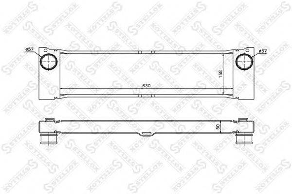 Интеркулер STELLOX 10-40053-SX