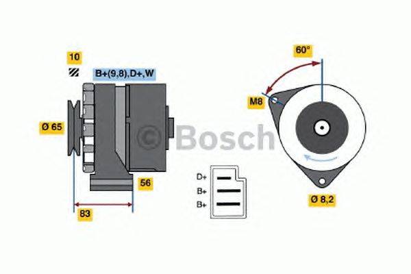 Генератор BOSCH 0 986 033 870