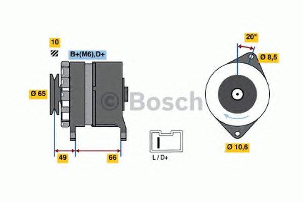 Генератор BOSCH 3398