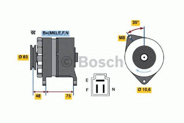 Генератор BOSCH 3434