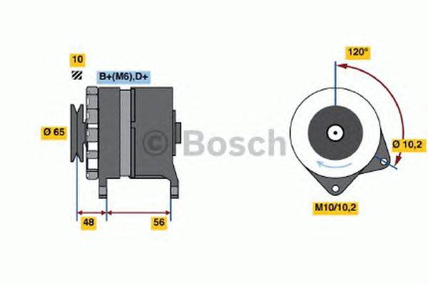 Генератор BOSCH 0986034490