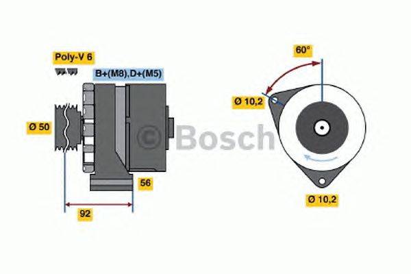 Генератор BOSCH 3639