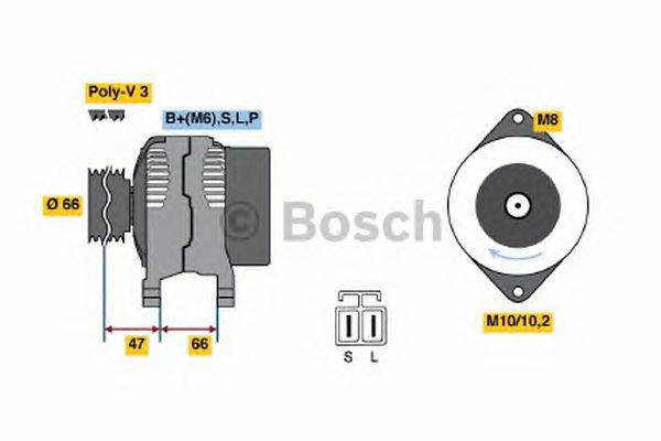 Генератор BOSCH 0 986 036 471