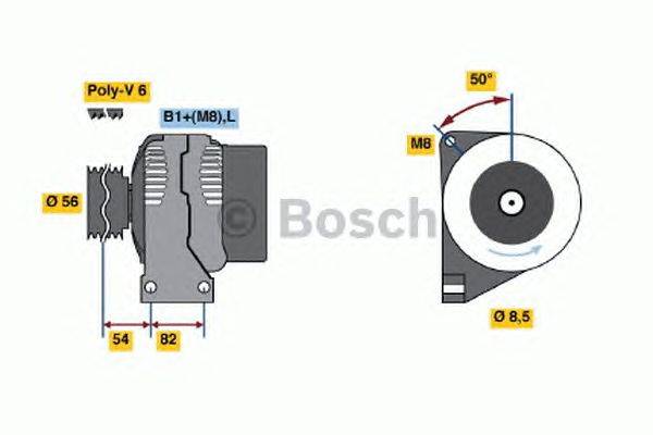 Генератор BOSCH 0 986 041 150