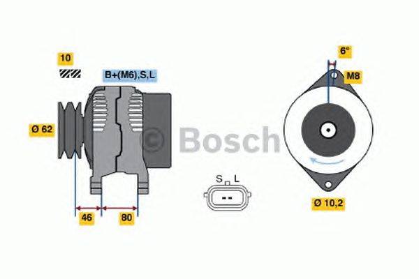 Генератор BOSCH 4405