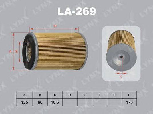 Воздушный фильтр LYNXauto LA269