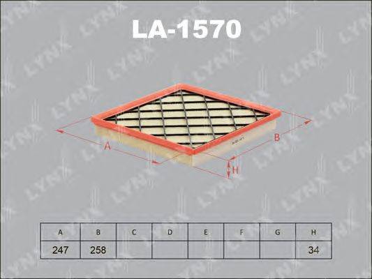 Воздушный фильтр LYNXauto LA-1570