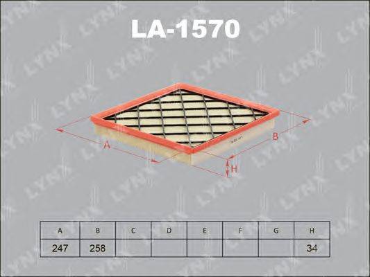 Воздушный фильтр LYNXauto LA1570