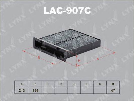 Фильтр, воздух во внутренном пространстве LYNXauto LAC907C