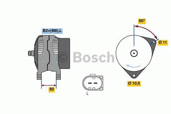 Генератор BOSCH 4995