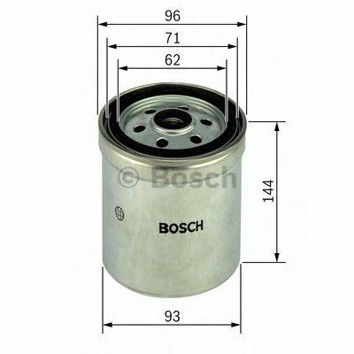 Топливный фильтр BOSCH F026402037