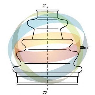 Комплект пылника, приводной вал ODM-MULTIPARTS 21-990027