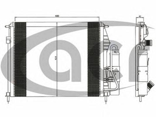 Конденсатор, кондиционер ACR 300591