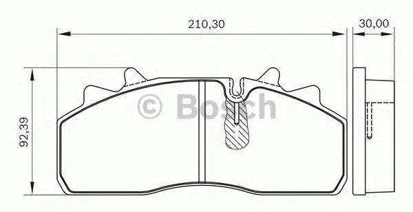 Комплект тормозных колодок, дисковый тормоз FRAS-LE P131