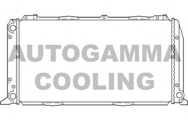 Радиатор, охлаждение двигателя AUTOGAMMA 100041