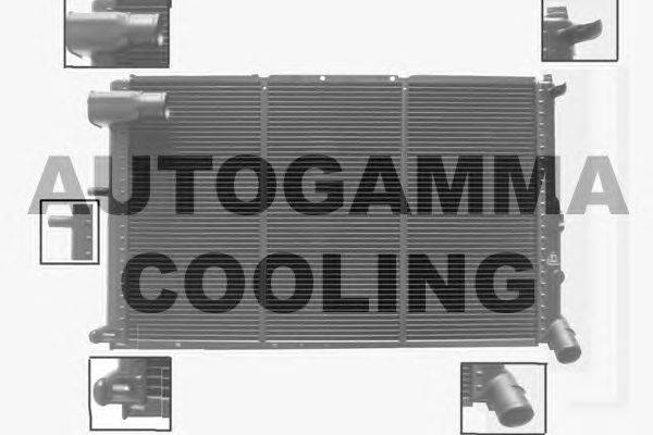 Радиатор, охлаждение двигателя AUTOGAMMA 100222