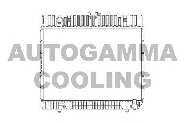 Радиатор, охлаждение двигателя AUTOGAMMA 100532