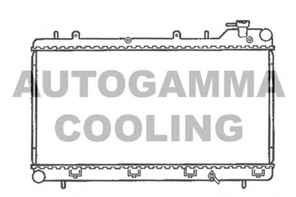 Радиатор, охлаждение двигателя AUTOGAMMA 102308