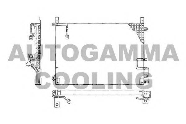 Конденсатор, кондиционер AUTOGAMMA 102696