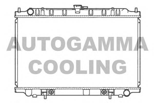Радиатор, охлаждение двигателя AUTOGAMMA 105573