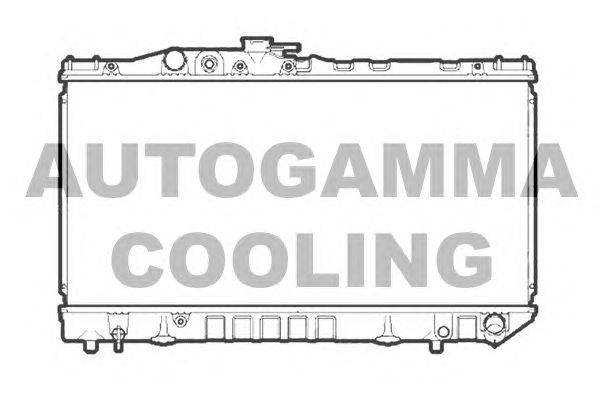 Радиатор, охлаждение двигателя AUTOGAMMA 105574