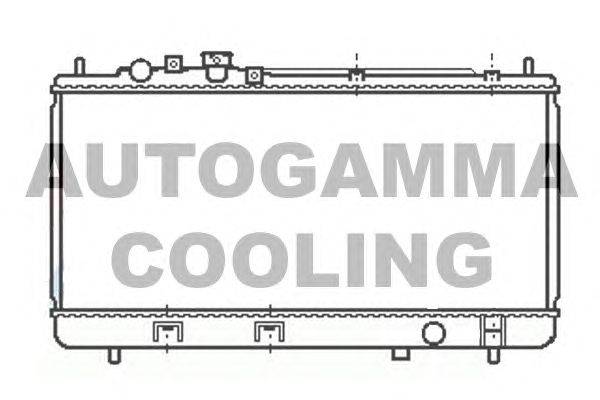 Радиатор, охлаждение двигателя AUTOGAMMA 107038