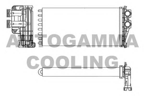 Теплообменник, отопление салона AUTOGAMMA 107261