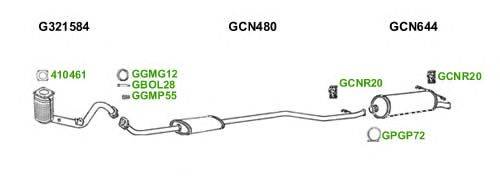 Система выпуска ОГ GT Exhaust 10377