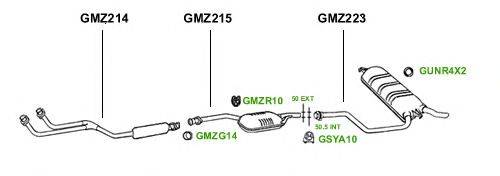 Система выпуска ОГ GT Exhaust 1190