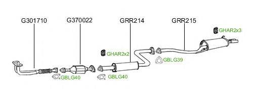 Система выпуска ОГ GT Exhaust 2027