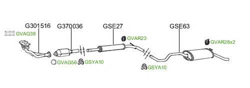 Система выпуска ОГ GT Exhaust 2091