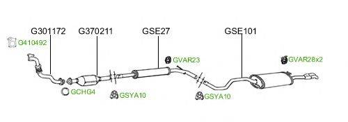 Система выпуска ОГ GT Exhaust 2102