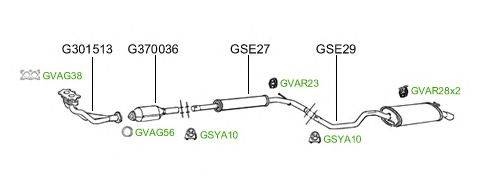 Система выпуска ОГ GT Exhaust 2128