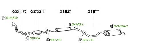 Система выпуска ОГ GT Exhaust 2138