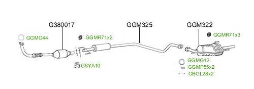 Система выпуска ОГ GT Exhaust 2467