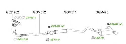 Система выпуска ОГ GT Exhaust 2478