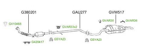 Система выпуска ОГ GT Exhaust 2703