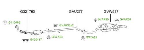 Система выпуска ОГ GT Exhaust 2704