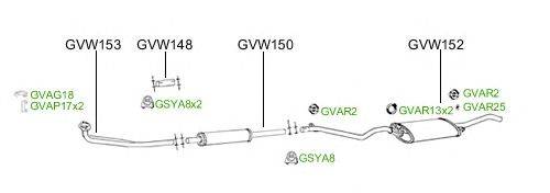 Система выпуска ОГ GT Exhaust 2793